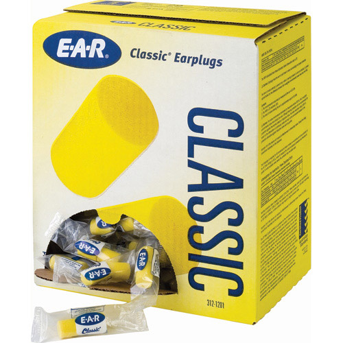 3M E-A-R™ Classic™ PP01002 Lot de 100 paires de bouchons d'oreille :  : Hygiène et Santé