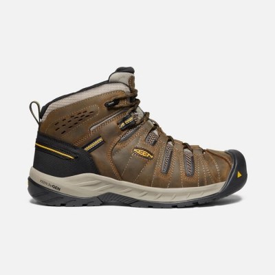 1023252 Botte de travail Keen Flint II couleur brun pour homme