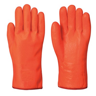 Gant en pvc doublé de mousse Pioneer orange , 847