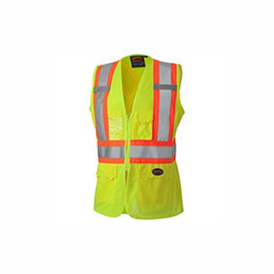 Gilet de signalisation pour femme , jaune HV V1021860-139