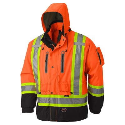 Manteau Pionner impermeable et imper respirant 3-en-1 , 5205 orange