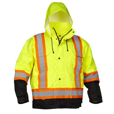 Parka haute visibilite 4-en-1 forcefield hiver , en705plyt , jaune