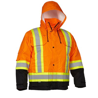 Parka haute visibilite 4-en-1 forcefield hiver , en705port , orange