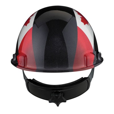 Casque de sécurité Dynamic DOM Motif Drapeau du Canada , arrière