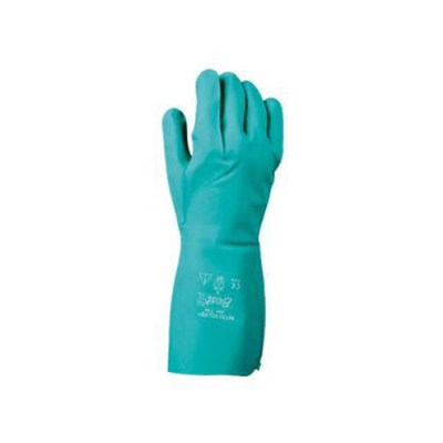 gant showa best 730 nitri-solve pour produits chimique 15 mil